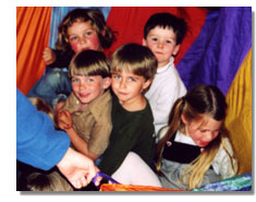 Kids in Parachute